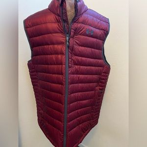 Under Armour  Storm Vest Infrared Cold Gear Mens 2XL Maroon Primaloft Down